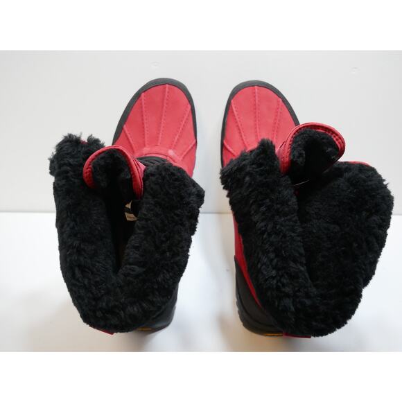 NEW UGG BUTTE LEATHER BOOT SHERPA WOOL VIBRAM RED 1130809 MENS SIZE - 10 - Picture 3 of 16